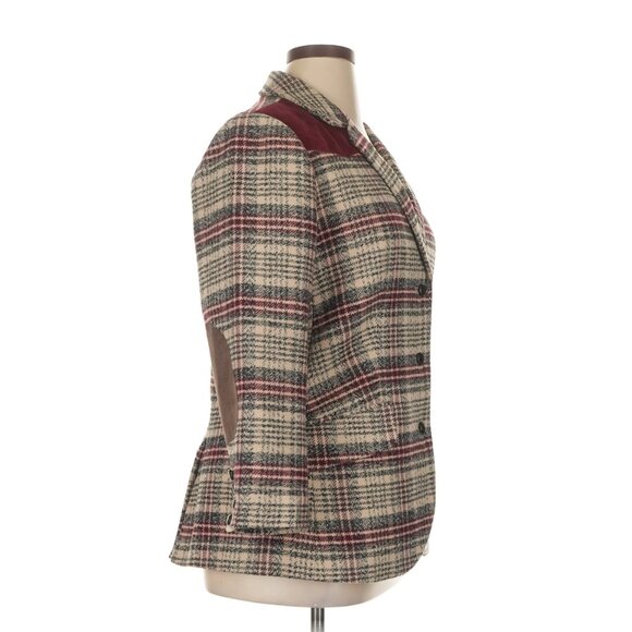 Sam Edelman Burgundy Tailored Blazer | Size XL | Excellent Condition - Picture 6 of 7